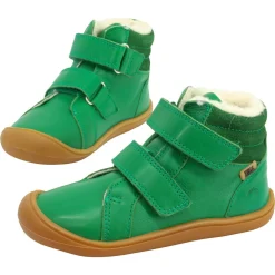 Telyoh bare ~ HighCut Leder Klett Winter + Tex ~ Grass Green