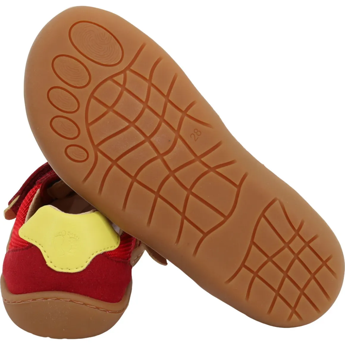 Telyoh bare ~ Massai Summer Sneaker Vegan ~ Red