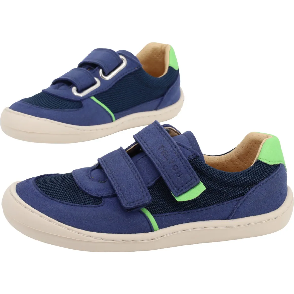 Telyoh bare ~ Massai Summer Sneaker Vegan ~ Dark Blue