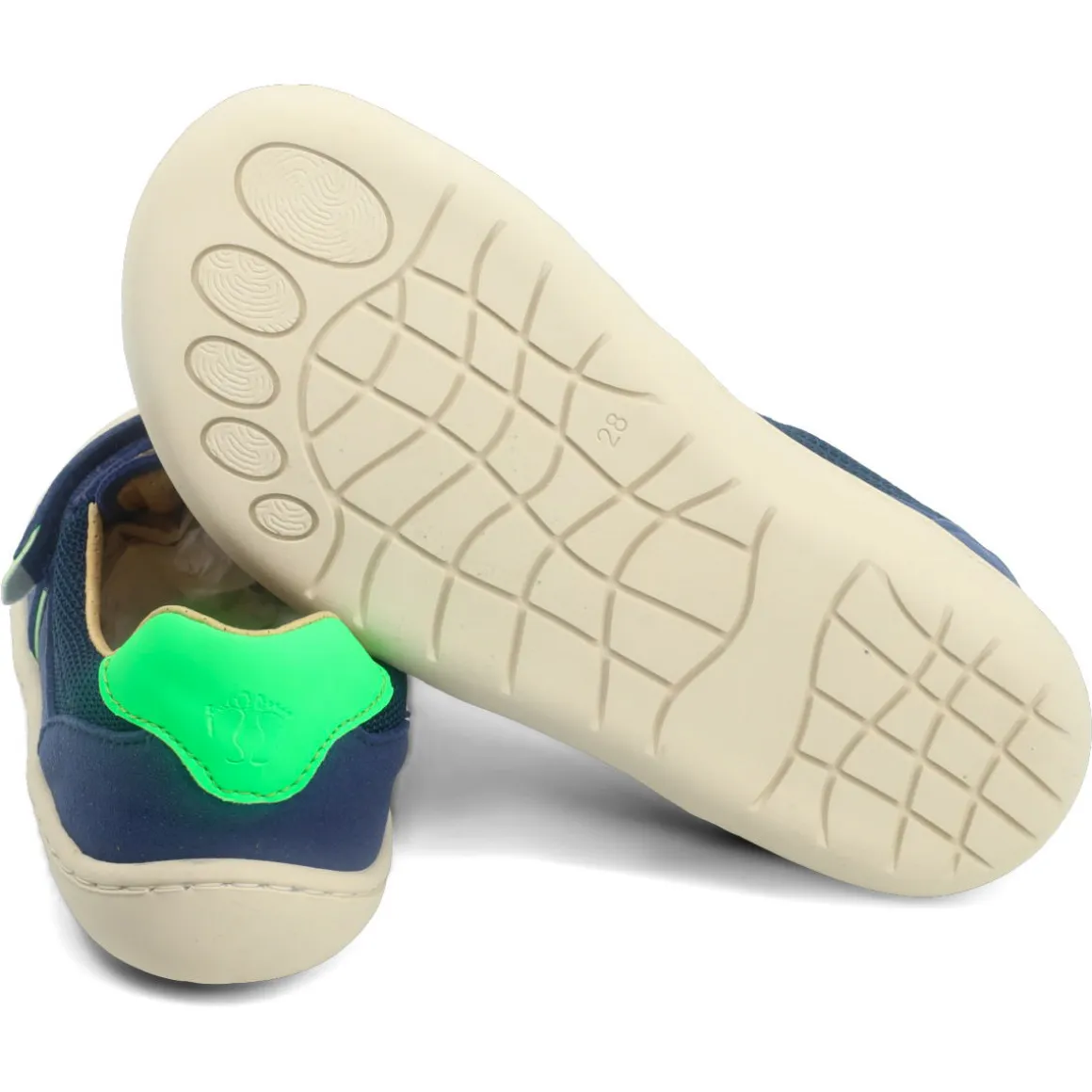 Telyoh bare ~ Massai Summer Sneaker Vegan ~ Dark Blue