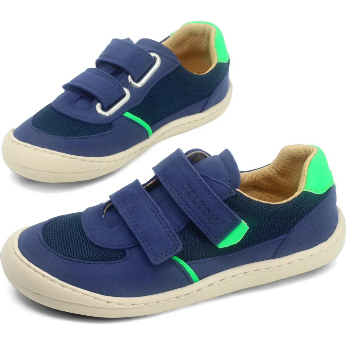 Telyoh bare ~ Massai Summer Sneaker Vegan ~ Dark Blue