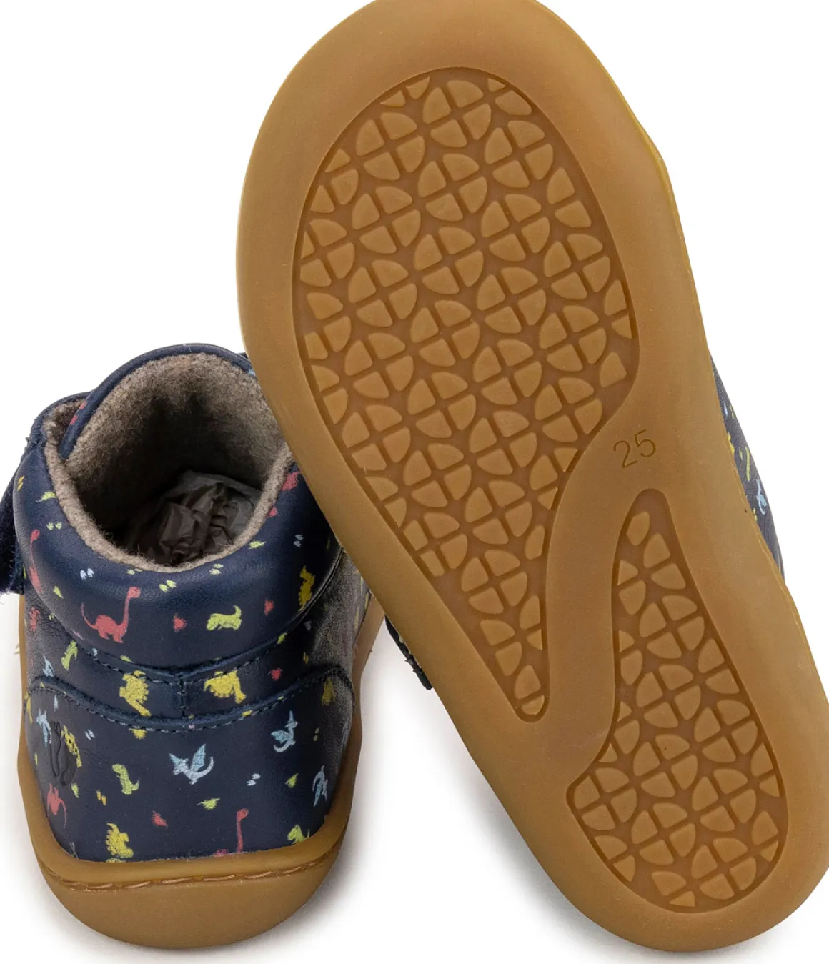 Telyoh bare ~ MidCut Leder Klett + Wollfleece ~ Dinos