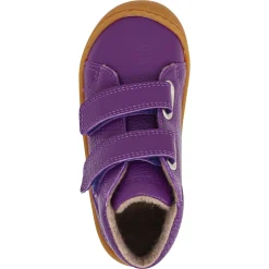 Telyoh bare ~ MidCut Leder Klett + Wollfleece ~ Lila