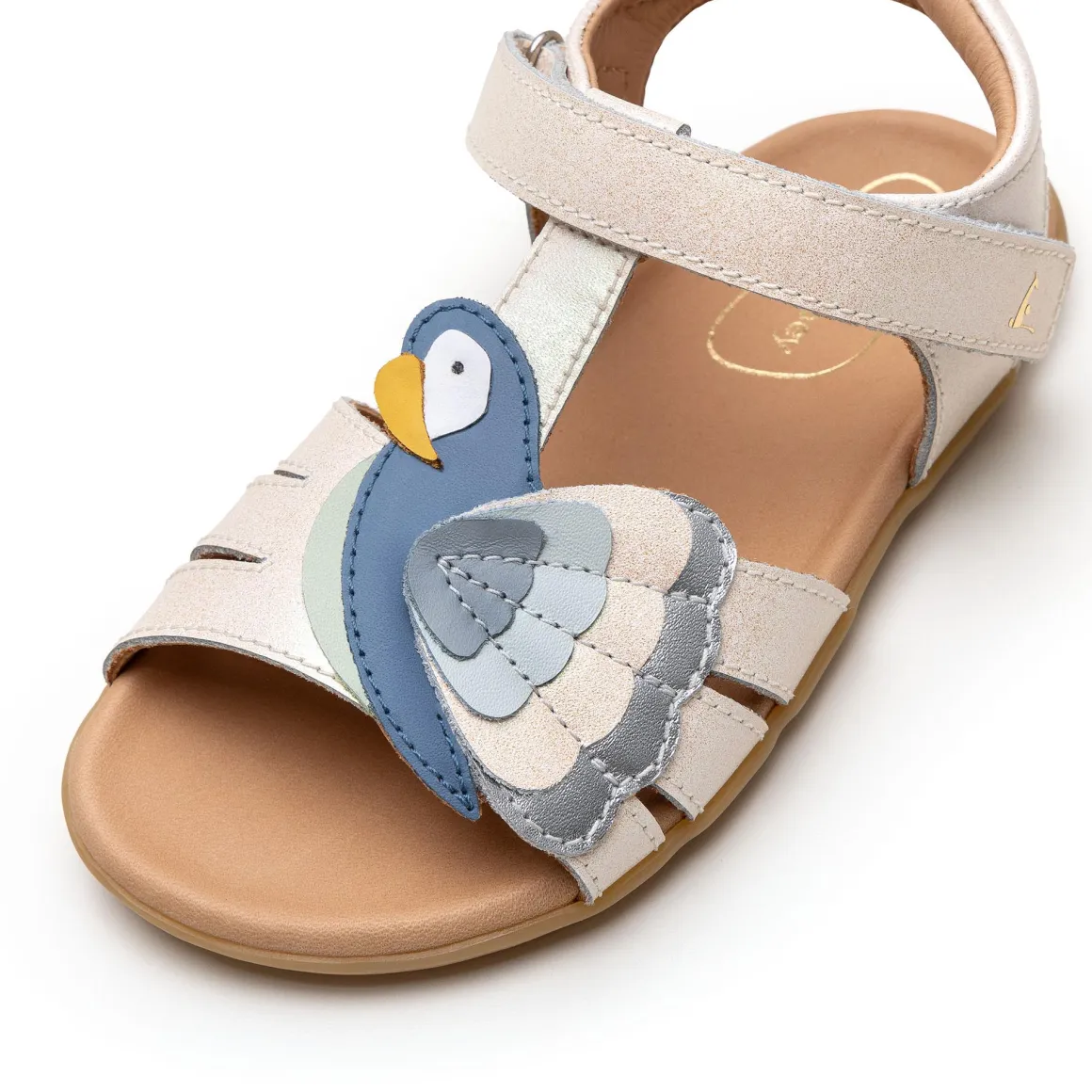Tip Toey Joey |k ~ Macaw Sandale ~ White Blue