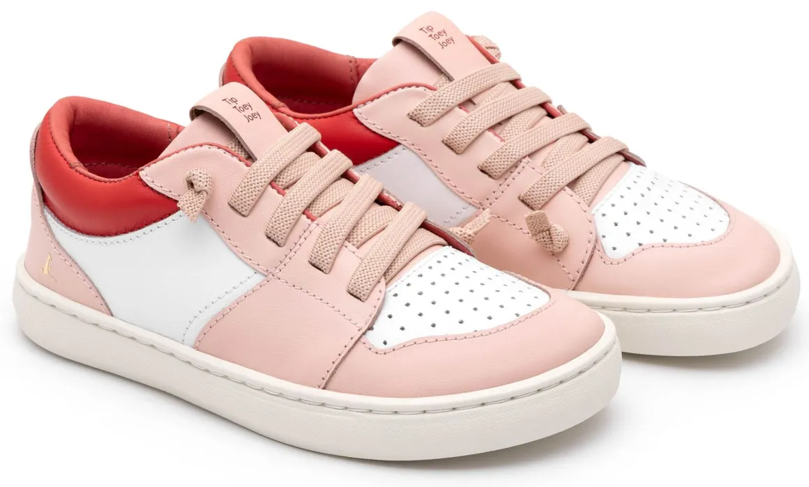 Tip Toey Joey |k ~ Ollie Sneaker ~ White Blossom