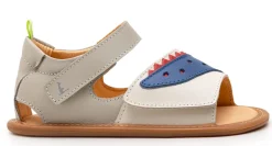 Tip Toey Joey |t ~ Crunchy Sandale ~ Croco Cream