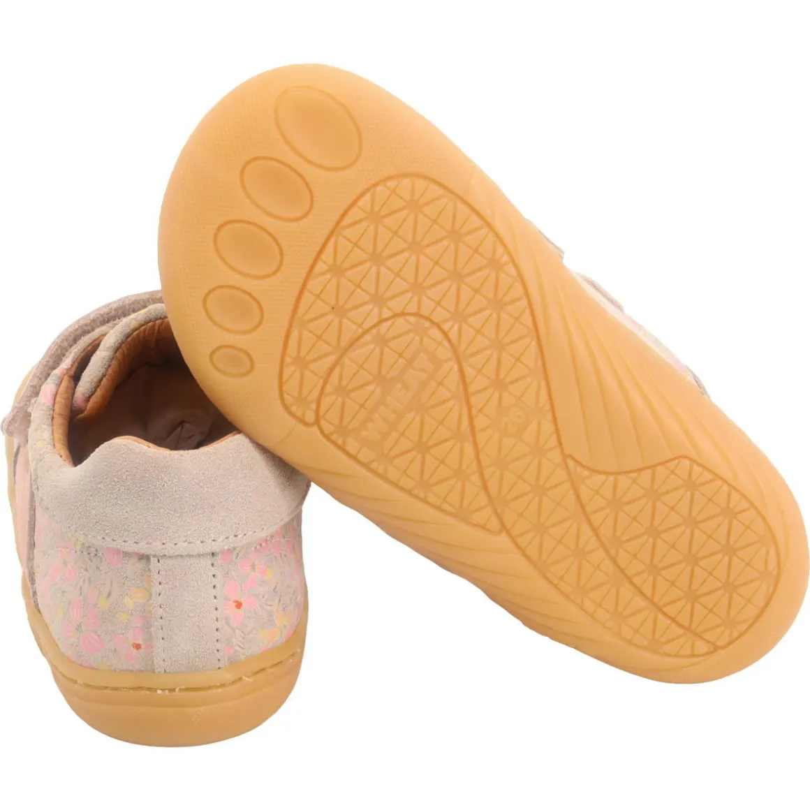 Wheat ~ Barres Leder Sneaker ~ Coral Flowers