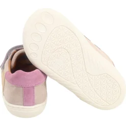 Wheat ~ Barres Leder Sneaker ~ Ivory Purple Light