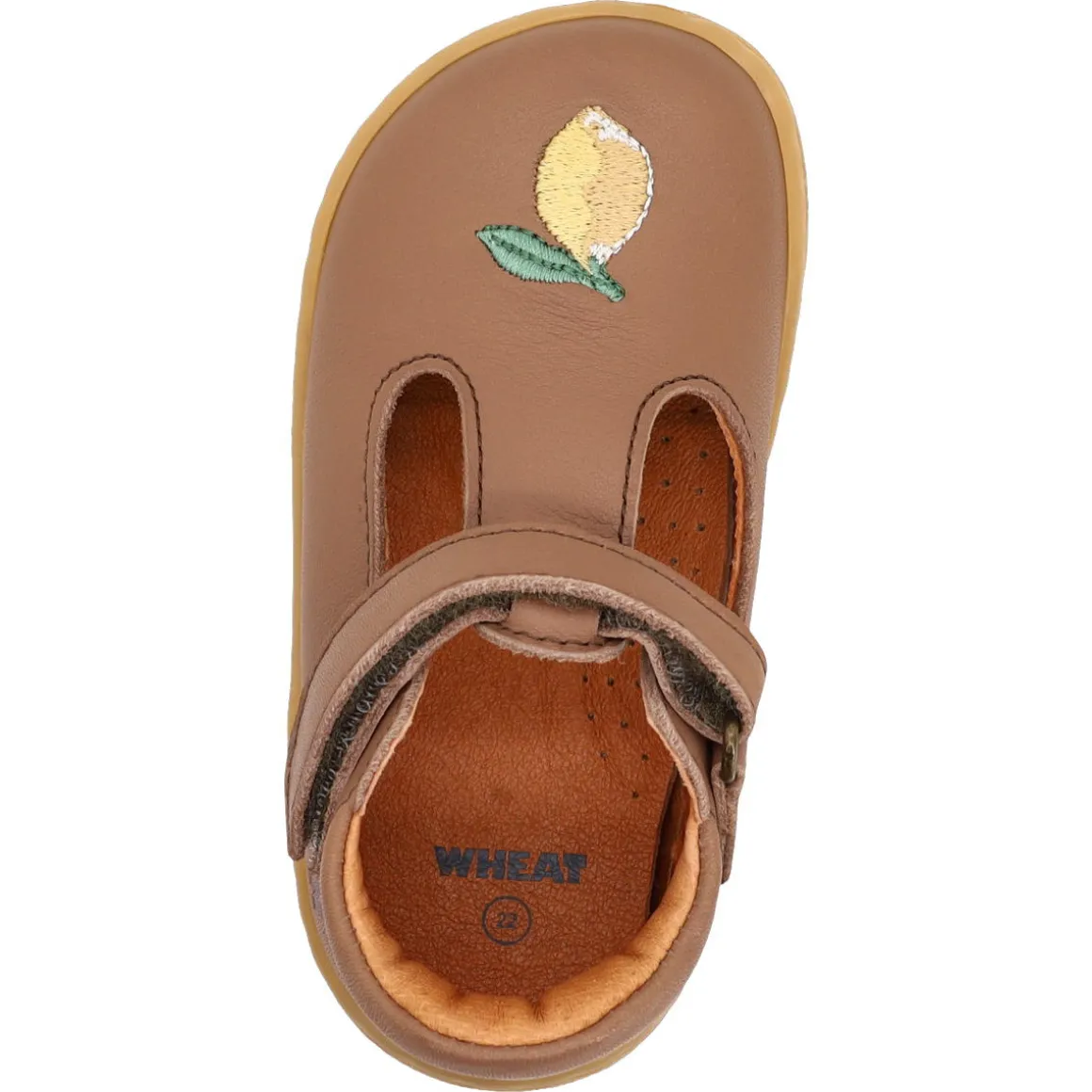 Wheat ~ Mary Jane Ballerina ~ Natural Lemon