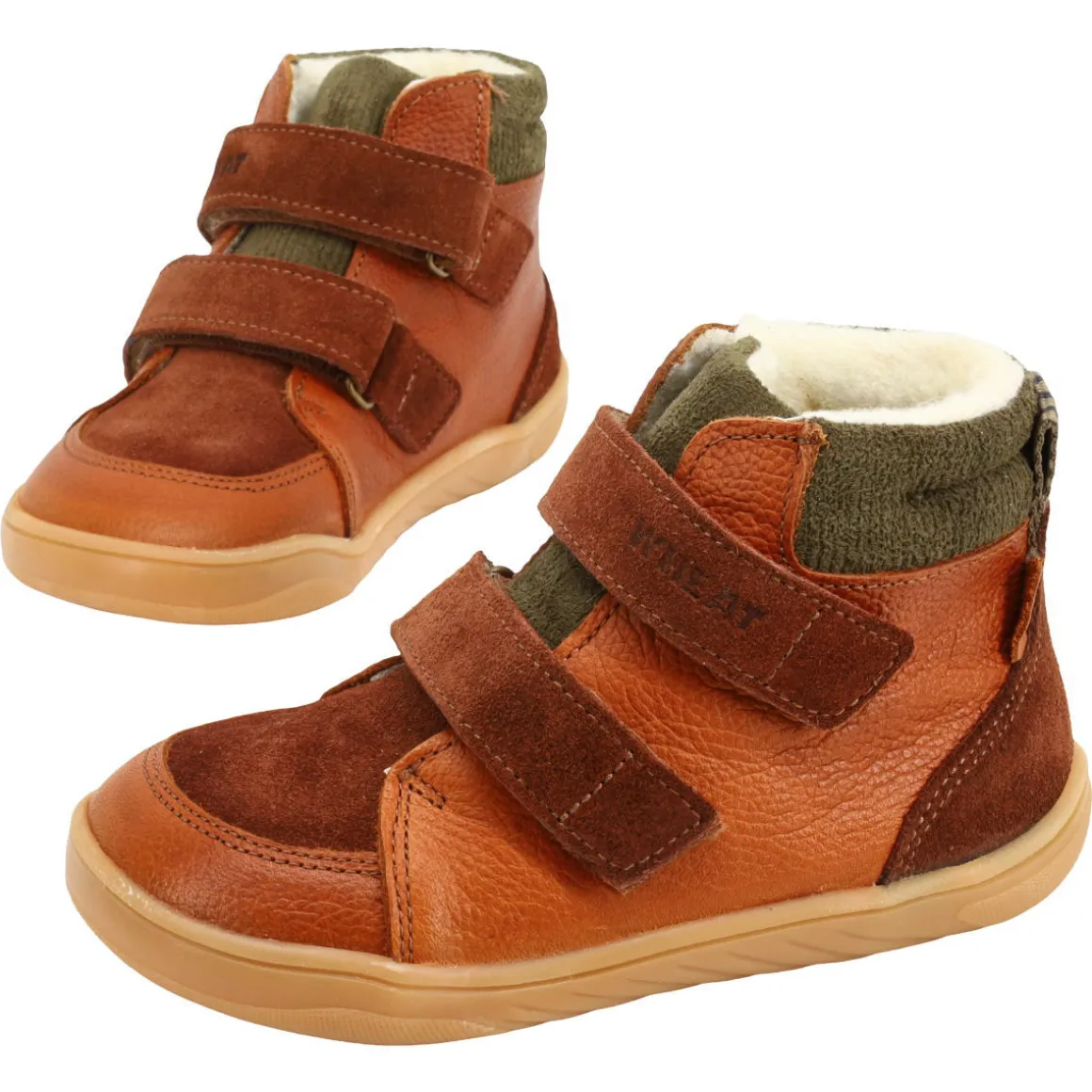 Wheat ~ Texas HighCut Leder Warm + Tex ~ Cognac