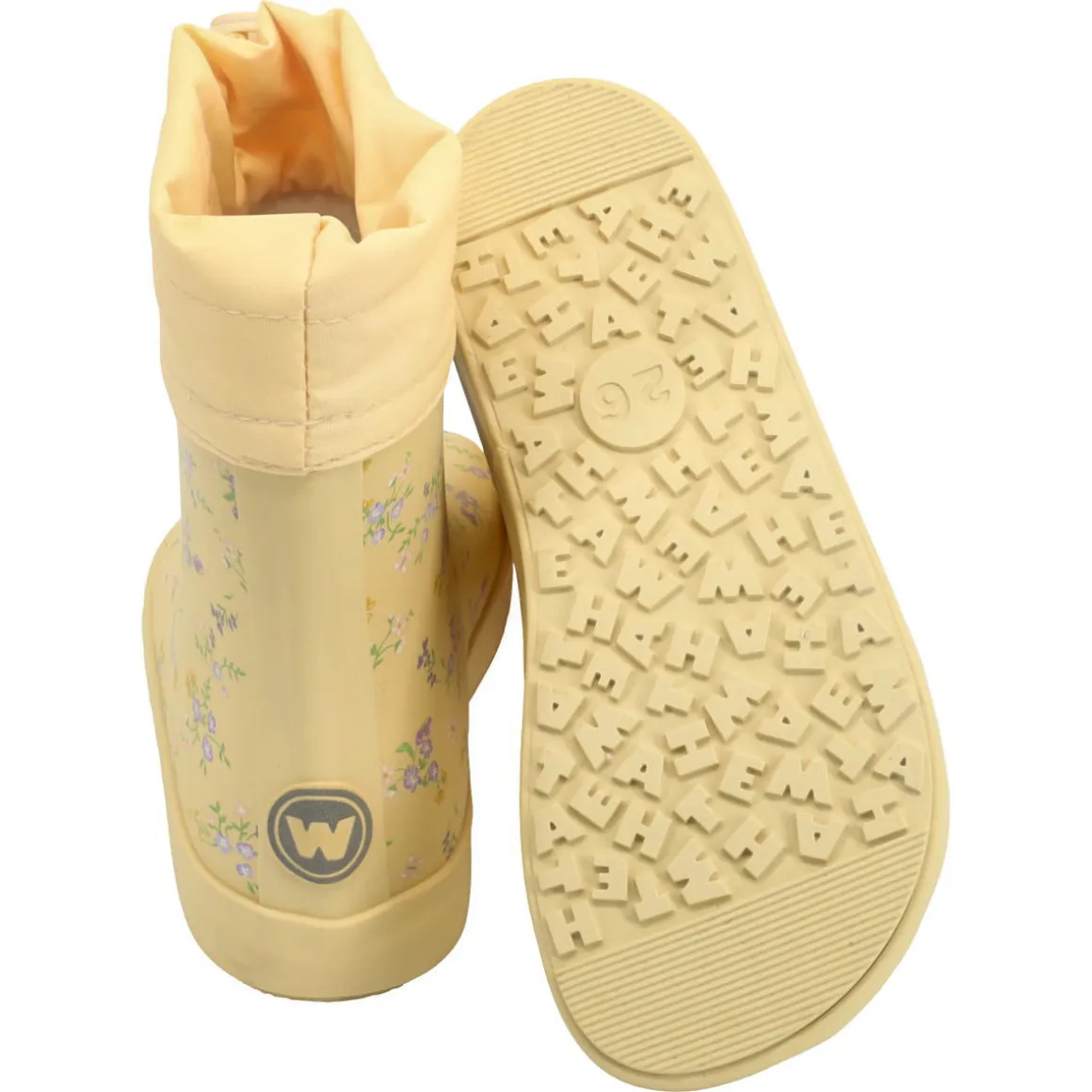 Wheat ~ Zerro Gummistiefel ~ Barely Apricot Flowers