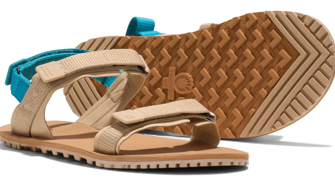 Xero |f ~ D-Trail Sandale ~ Irish Cream/Lake Blue