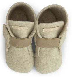 ZeaZoo ~ Hausschuh Bambi Wollfilz ~ Beige