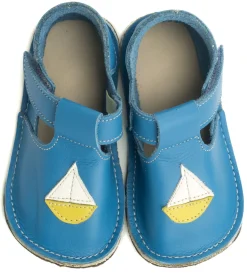 ZeaZoo ~ Hausschuh Corela ~ Blau mit Boot
