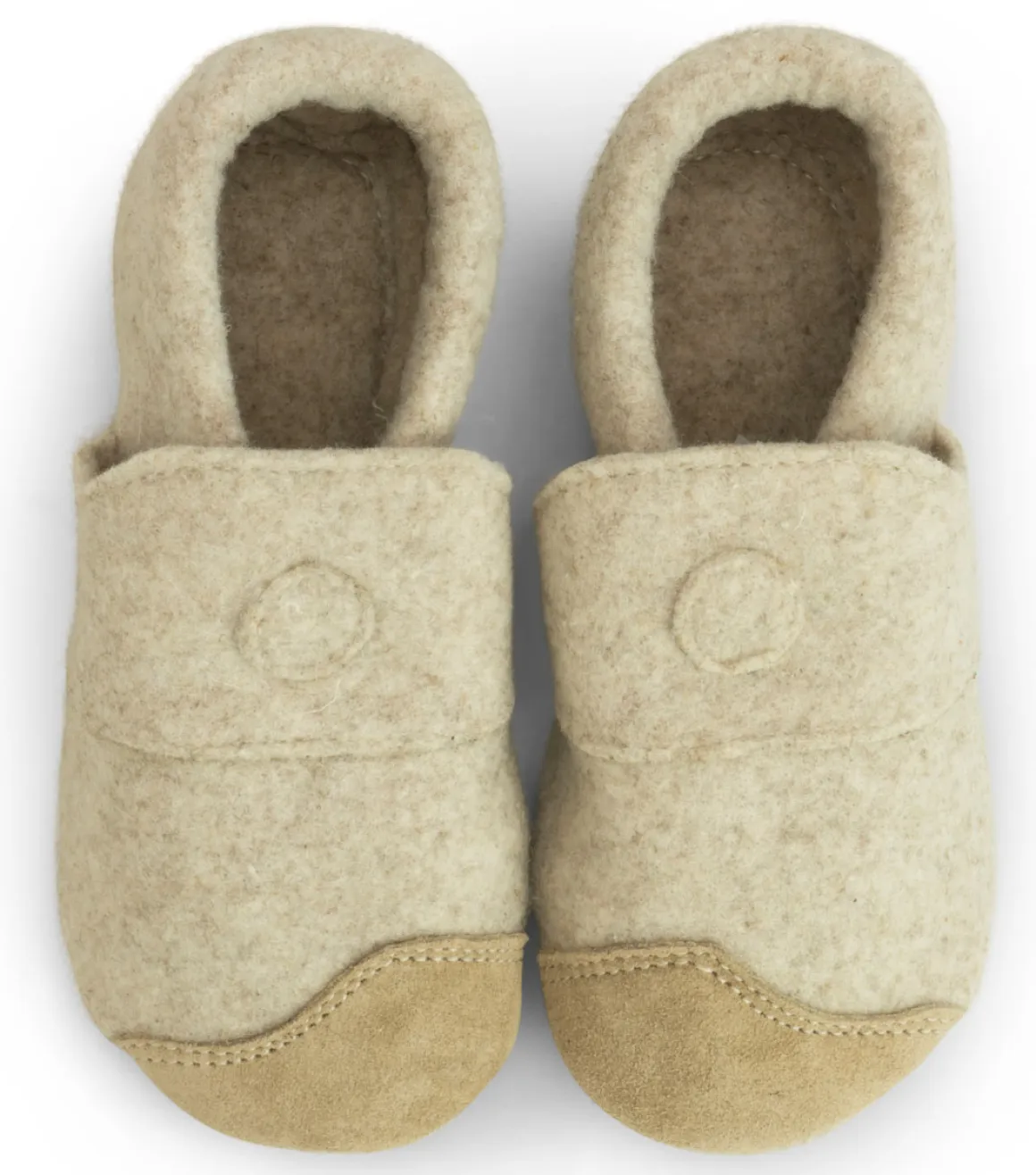 ZeaZoo ~ Hausschuh Kiwi Wollfilz ~ Beige