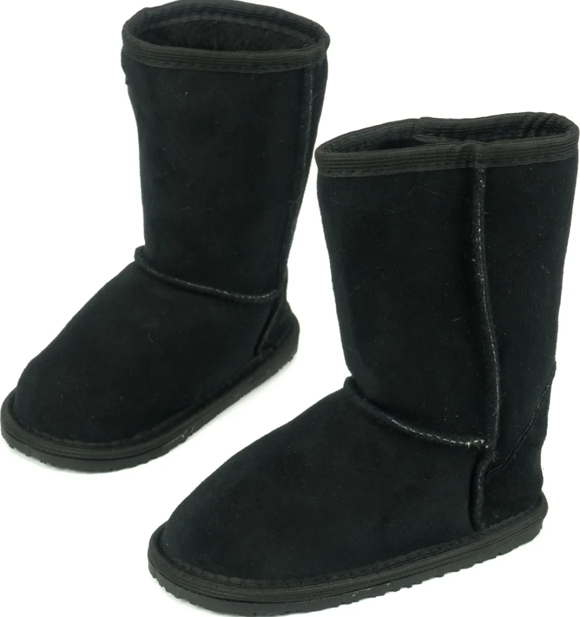 ZeaZoo |k ~ Winter-Boot Dingo mit Fell ~ Schwarz