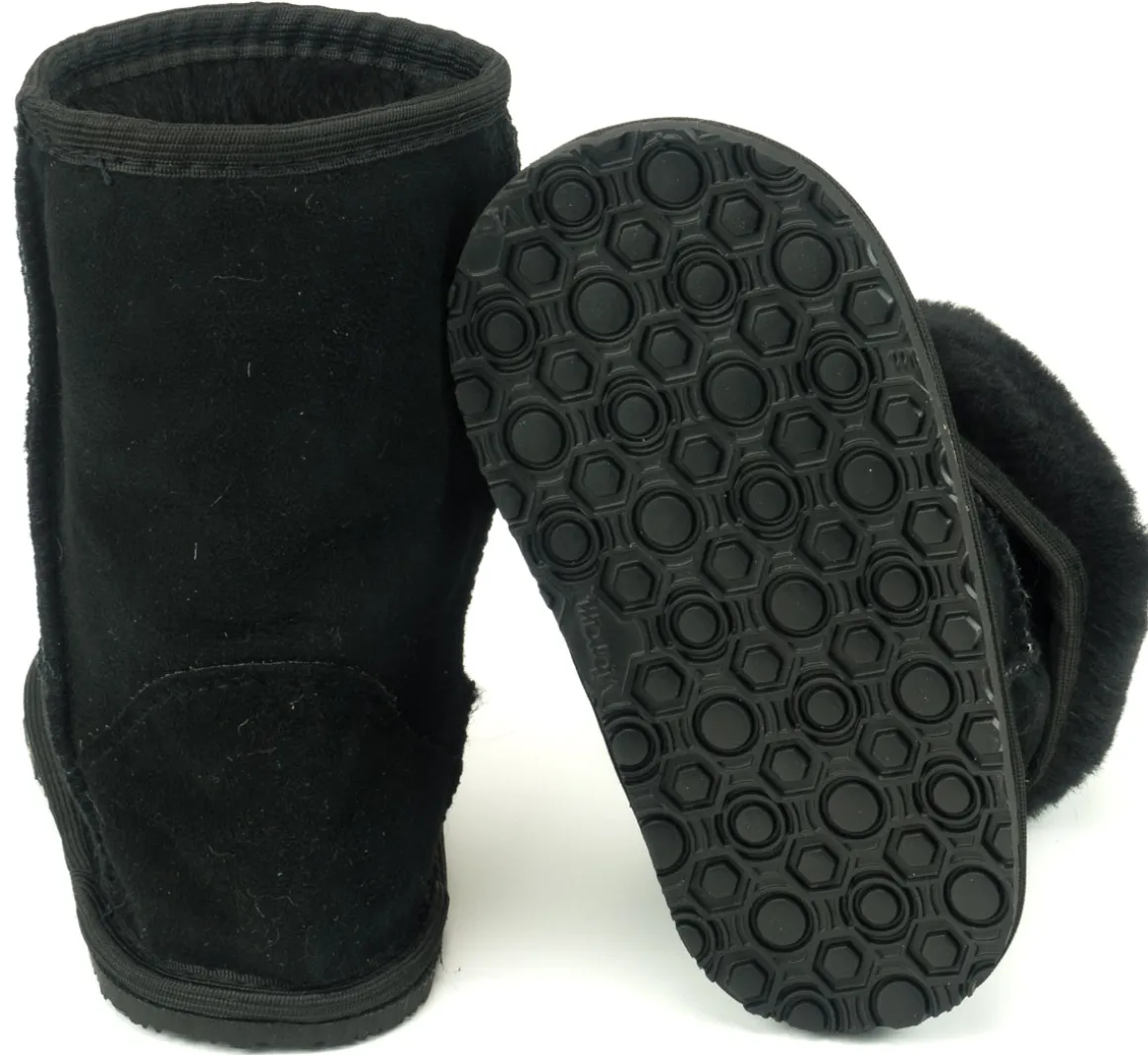 ZeaZoo |k ~ Winter-Boot Dingo mit Fell ~ Schwarz