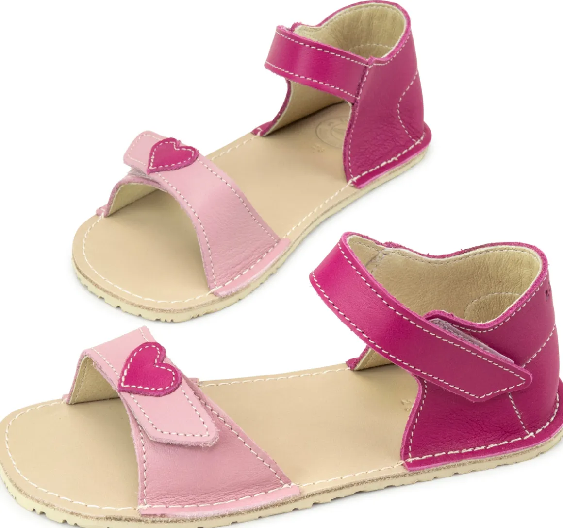 ZeaZoo ~ Sandale Ariel ~ Pink mit Herz
