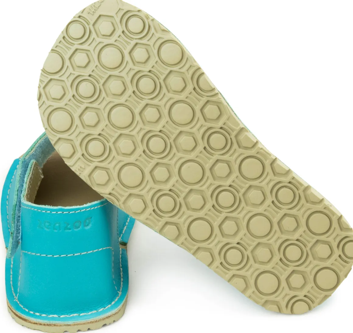 ZeaZoo ~ Sandale Coral ~ Hellblau Zitrone