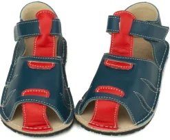ZeaZoo ~ (W) Sandale Shell ~ Rot/Blau